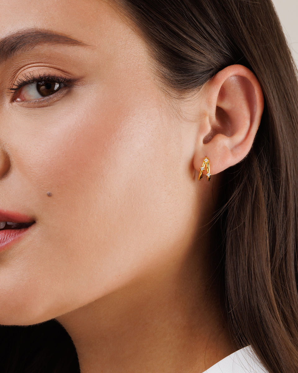 Cosmic Earrings - Gold