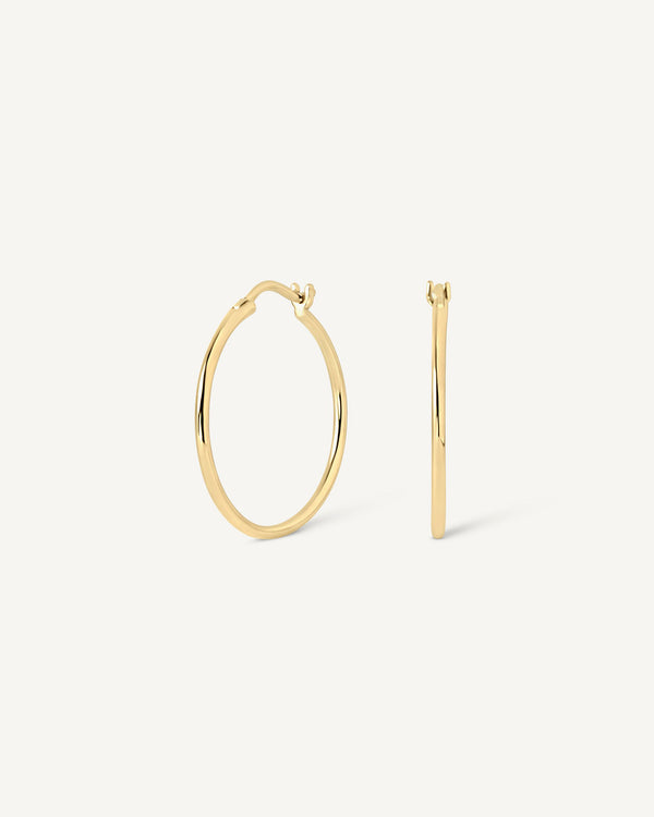 Natural Medium Hoops