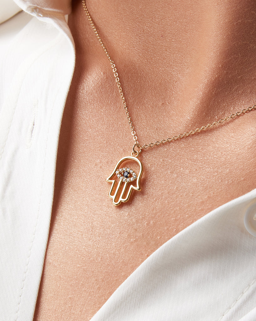 Hamsa Necklace – Monday Monarch