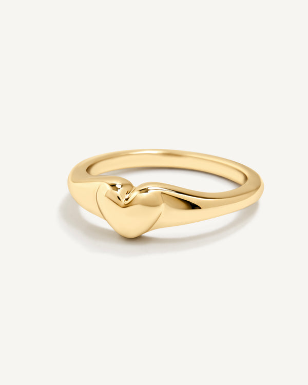 Dome Heart Ring