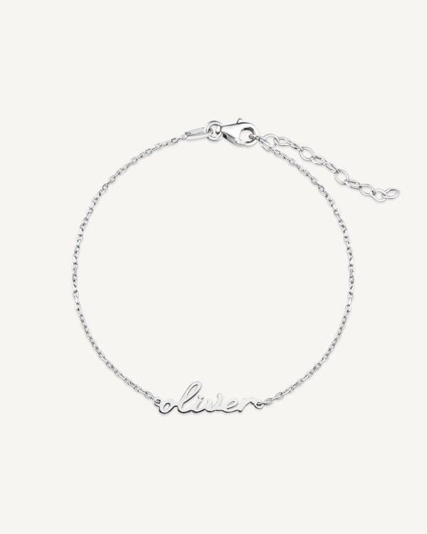 Mini Script Name Bracelet