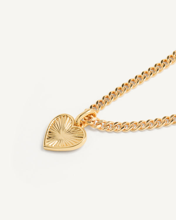 Bold Serena Heart Necklace