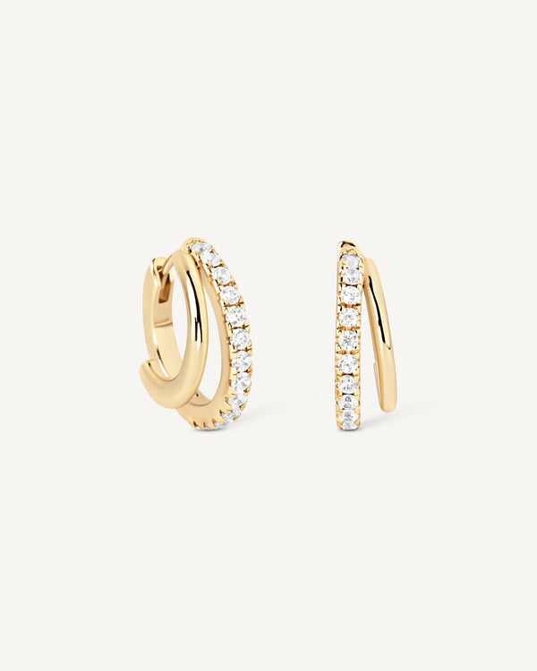 Glow Pave Hoops