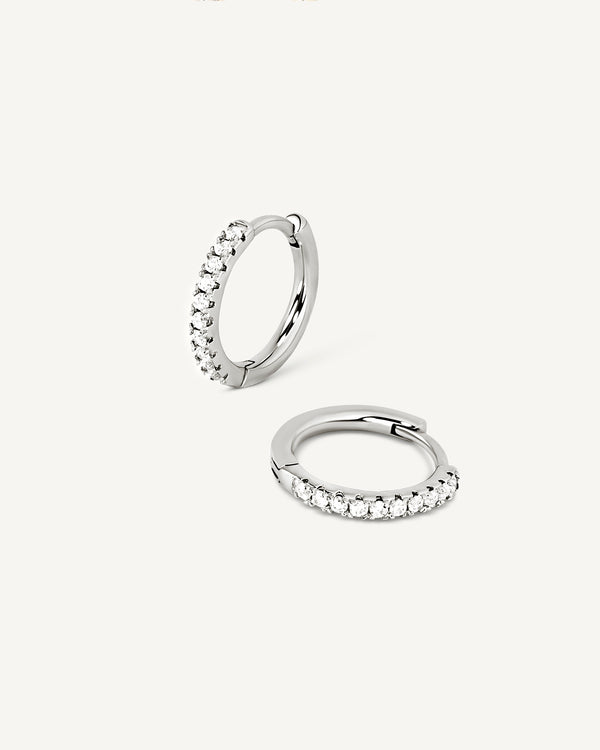 Boucles d'oreilles Secret Pave