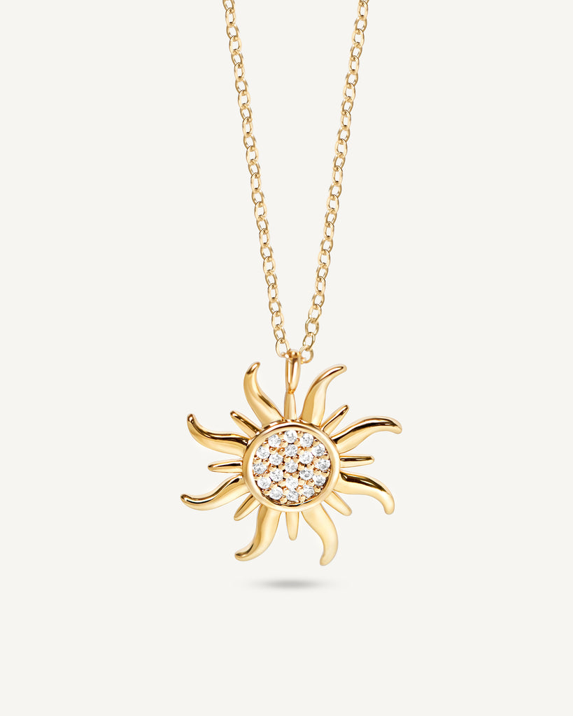 Women's Fine Jewelry Petite Fleur Pavé Diamond Mini Pendant Necklace