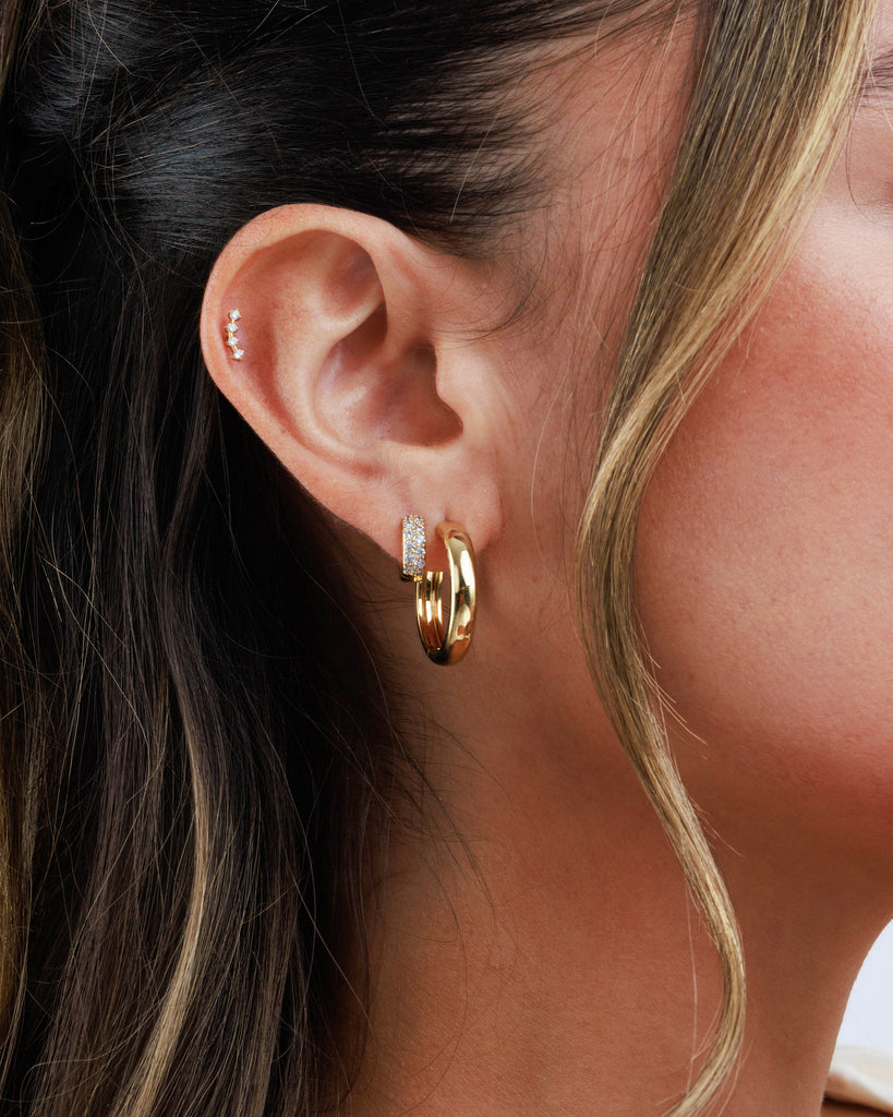 Harper Large Hoop Earrings – Monday Monarch