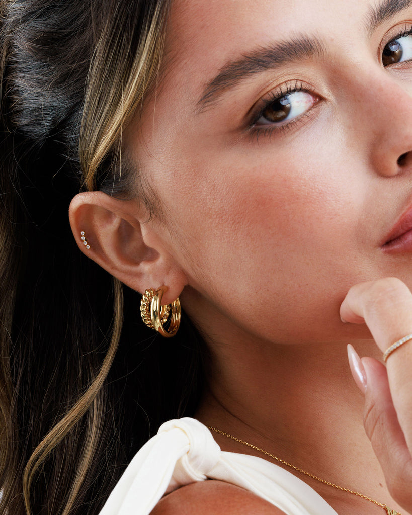 Harper Large Hoop Earrings – Monday Monarch