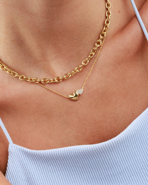 Double Heart Necklace