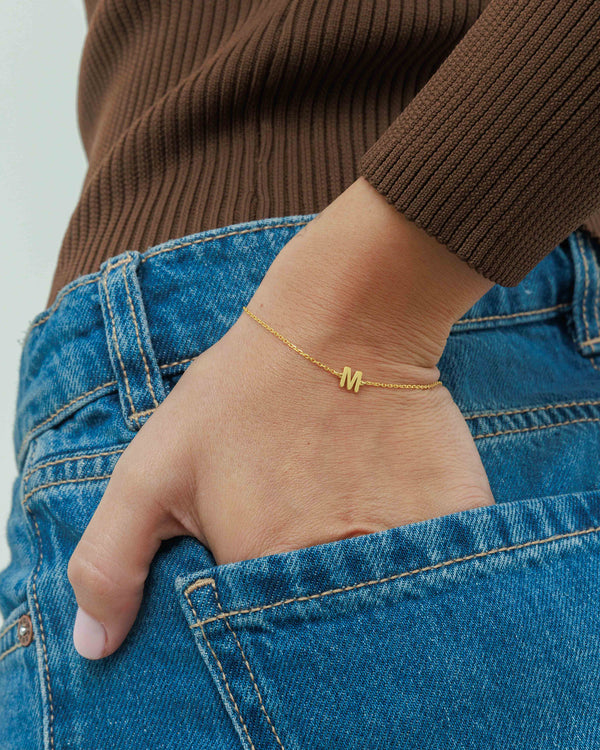 Mini Letter Bracelet