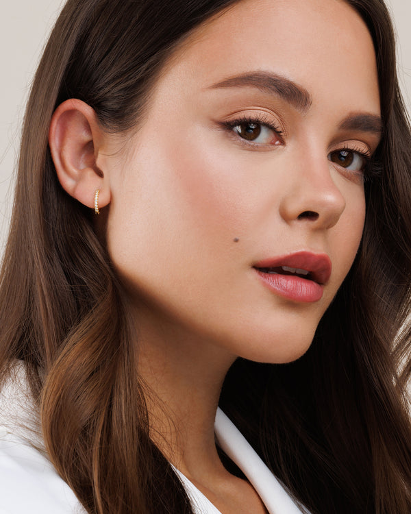 Boucles d'oreilles Secret Pave