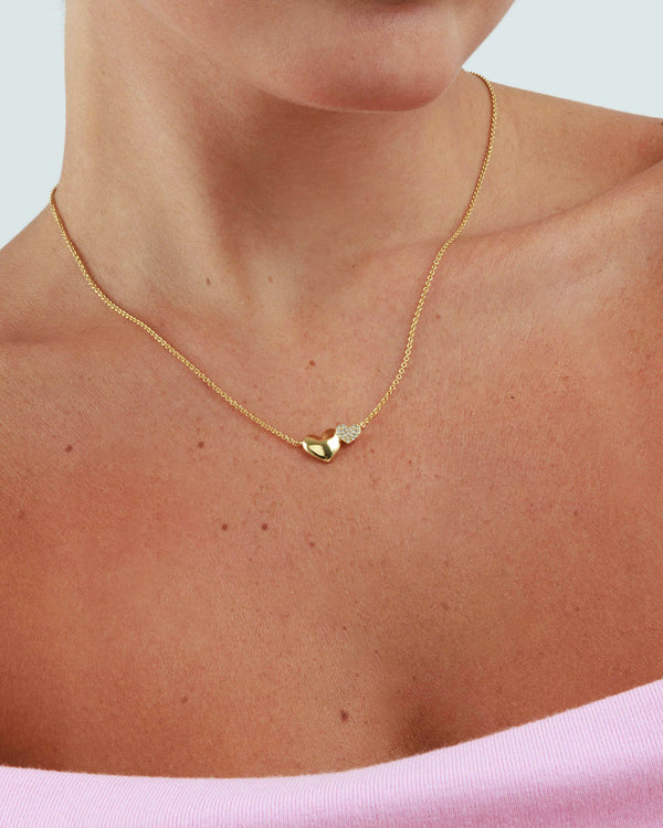 Double Heart Necklace