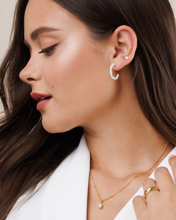 Aros de perlas Felicity