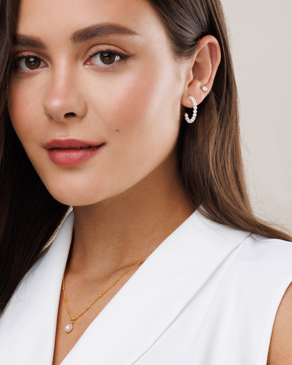 Aros de perlas Felicity