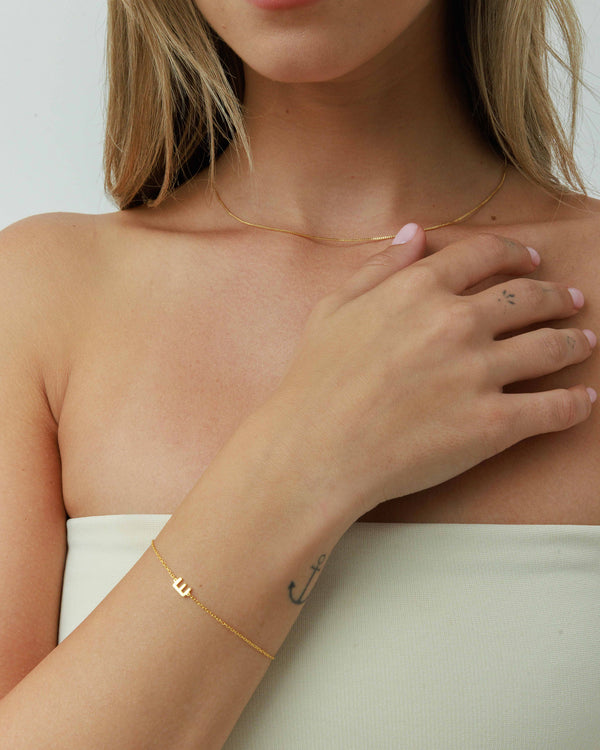 Mini Letter Bracelet