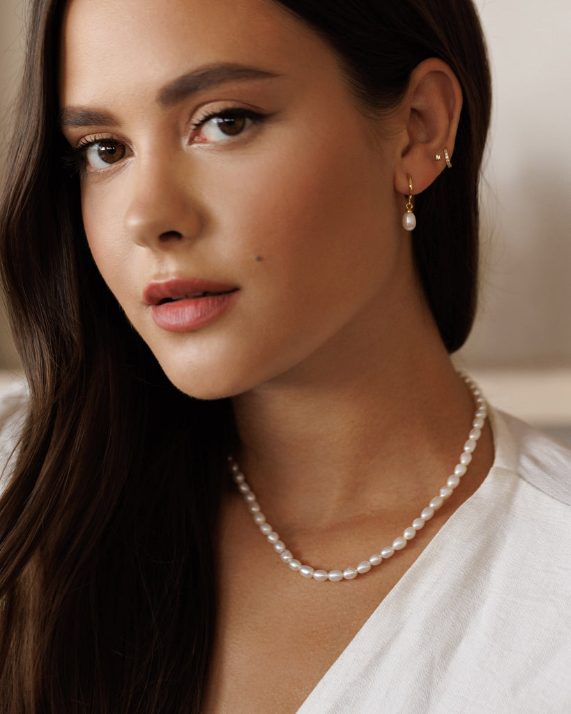 ネックレス・ペンダント Monday Edition _ Everyday Pearl Necklace 4mm Monday Edition】EVERYDAY PEARL NECKLACE 4MM (Monday Edition