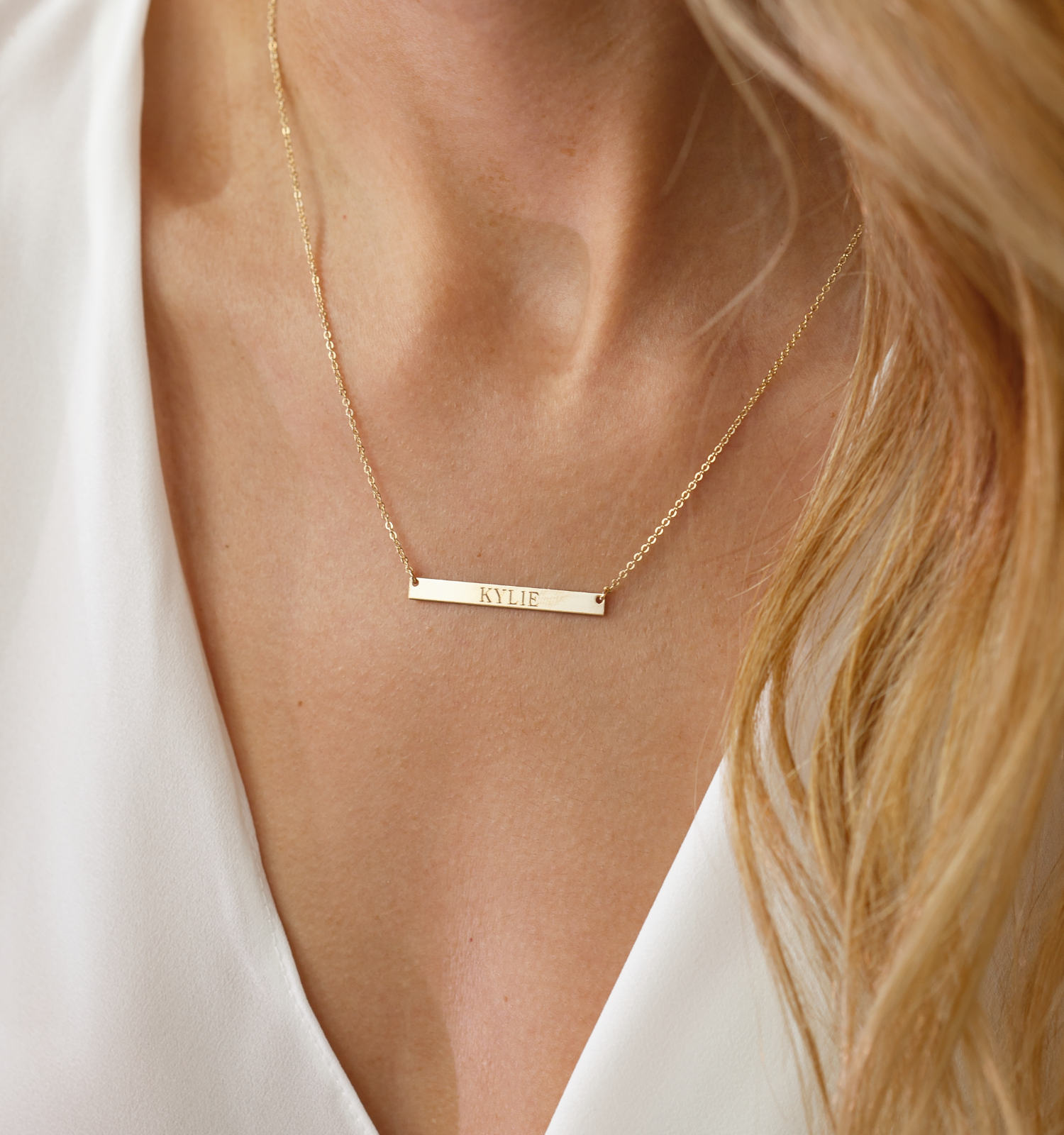 Engraved bar necklace australia cheap