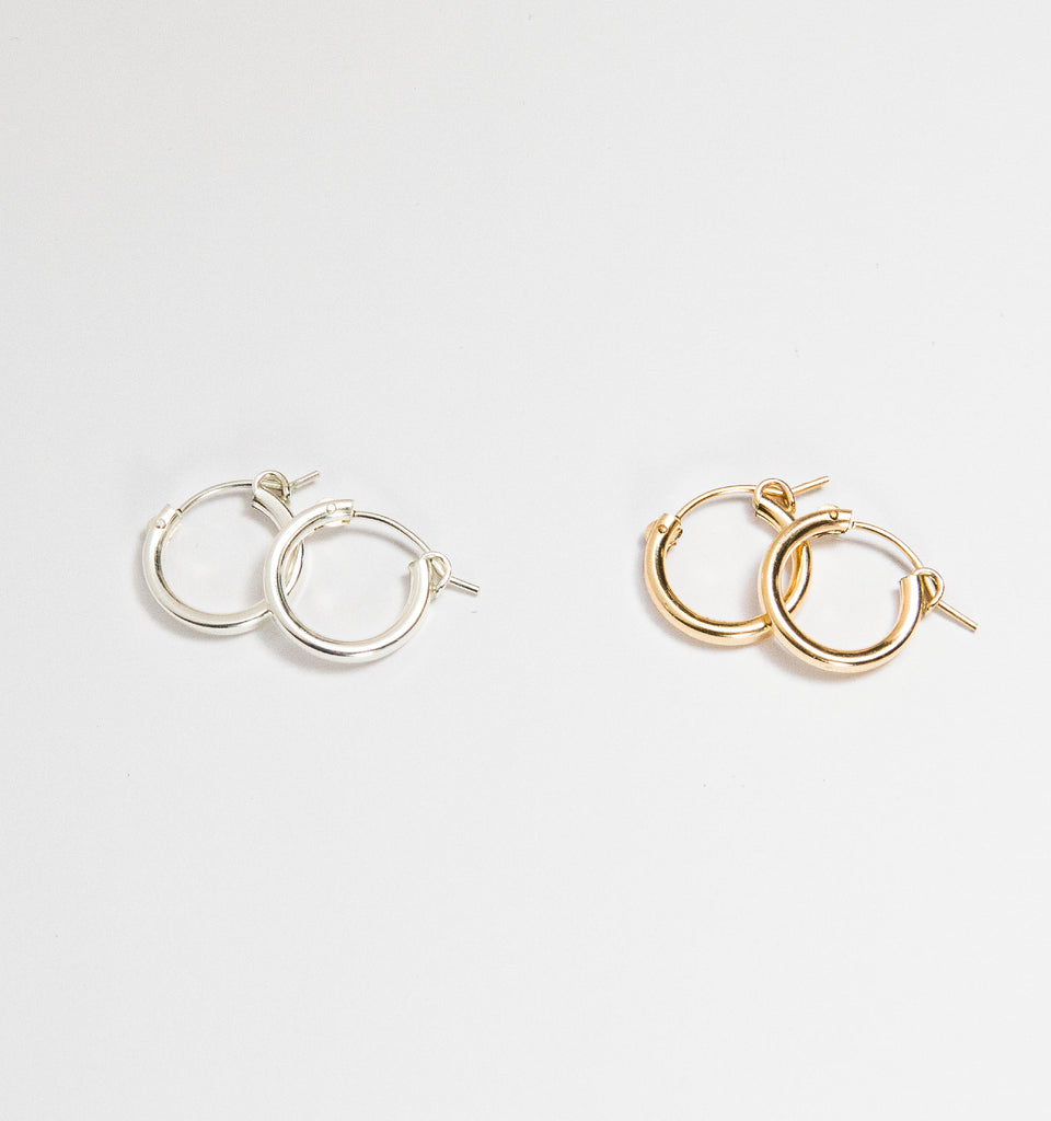 【MONDAY EDITION】Plain Hoop Earrings / ピアス SHOP MONDAY EDITION.