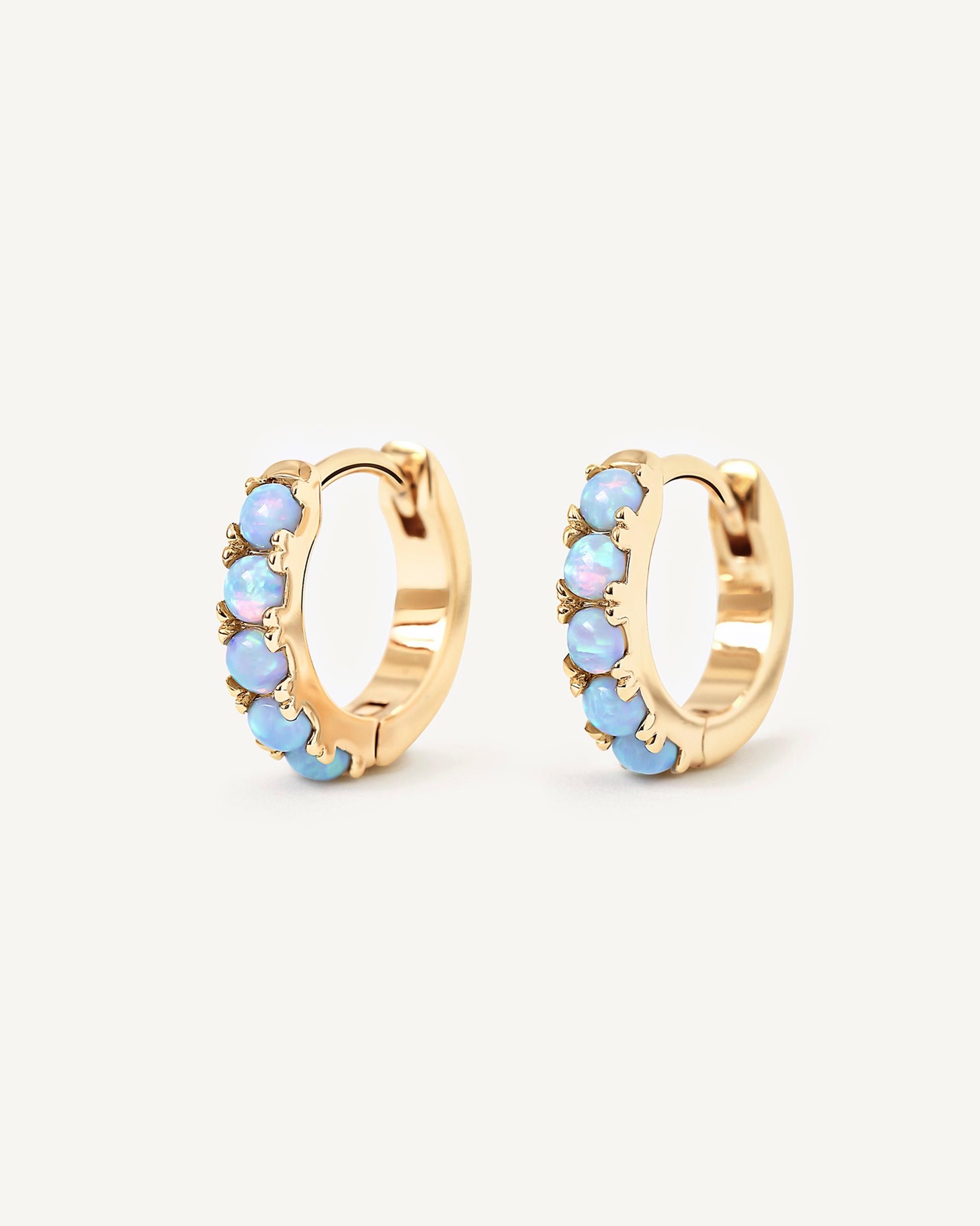 Blue Opal Huggies