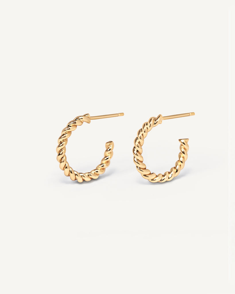 【Monday Edition】SHINY RING HOOP EARRINGS Fashion Gold Plated Shiny Rhinestone Hoop Earrings Jewelry