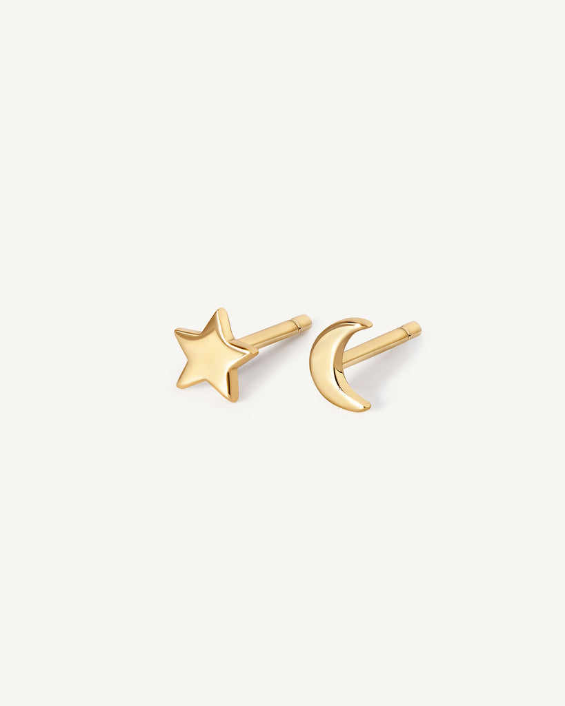 Clou de nez Crescent Moon Gold 9k 9ct Gold 22g (0,6mm) Gold Clou de nez Crescent Moon Gold 9k 9ct Gold 22g (0,6mm) Gold