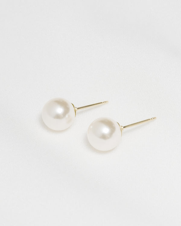 Pearl Stud Earrings