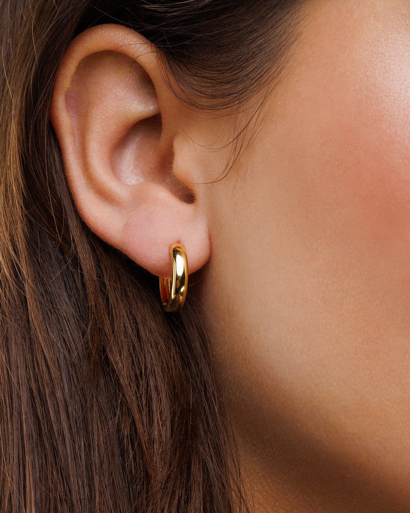 Harper Medium Hoop Earrings – Monday Monarch
