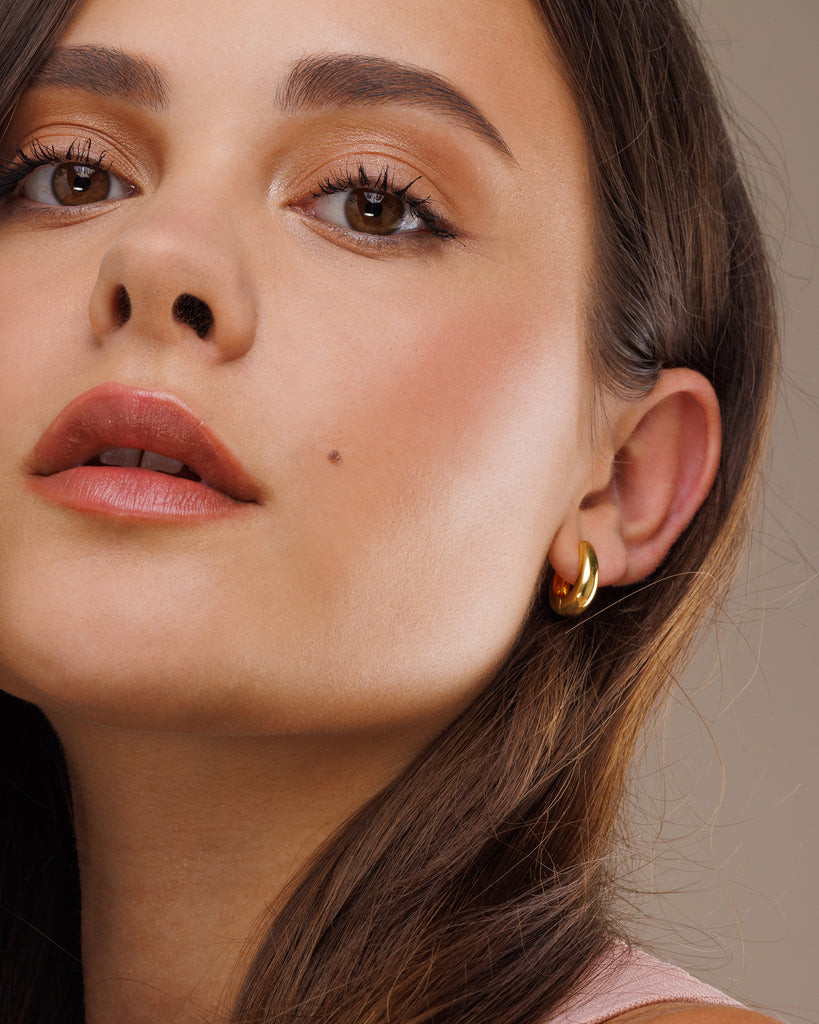 【MONDAY EDITION】Teardrop Pearl Hoop Earrings - Silver Pandora Treated Freshwater Cultured Pearl & Pavé Hoop