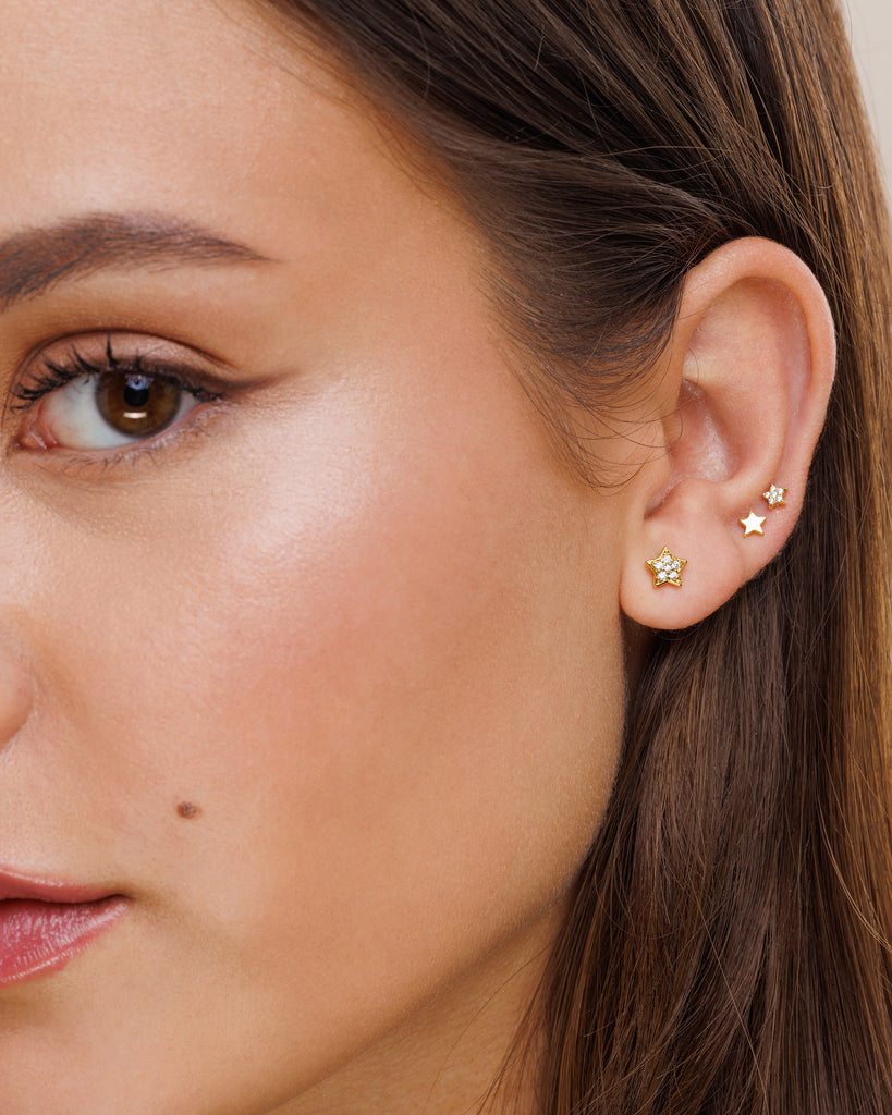 【Monday Edition】STAR ORBIT EARRINGS Designer fashion, Seoul-fully created | W Concept
